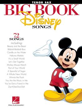 The Big Book of Disney Songs (Tenor Saxophone) (HL-00842616)