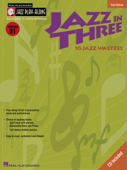 Jazz in Three - Second Edition: Jazz Play-Along Volume 31 (HL-00843024)