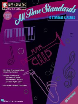All Time Standards: Jazz Play-Along Volume 34 (HL-00843030)