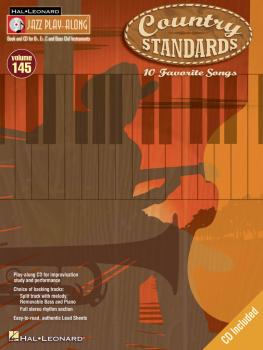 Country Standards: Jazz Play-Along Volume 145 (HL-00843230)