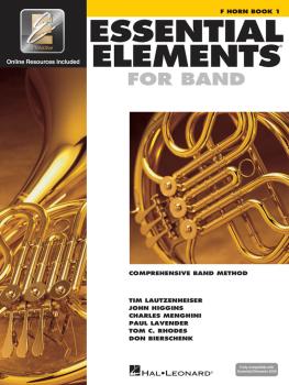 Essential Elements for Band - F Horn Book 1 with EEi (HL-00862576)