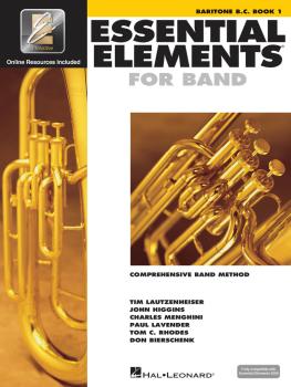 Essential Elements for Band - Baritone B.C. Book 1 with EEi (HL-00862578)