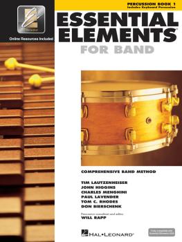 Essential Elements for Band - Percussion/Keyboard Percussion Book 1 wi (HL-00862582)