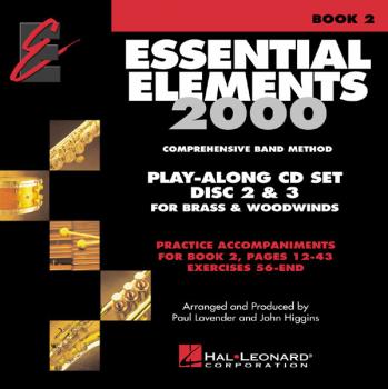 Essential Elements 2000 - Book 2 Play-Along CD Set: Brass/Woodwinds -  (HL-00862606)