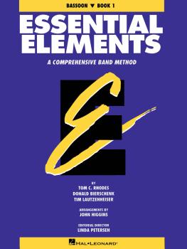 Essential Elements - Book 1 (Original Series) (Bassoon) (HL-00863503)