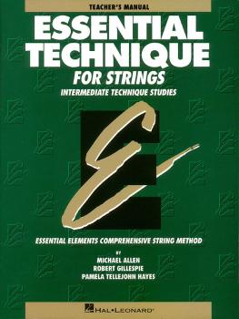 Essential Technique for Strings (Original Series) (Teacher Manual) (HL-00868003)