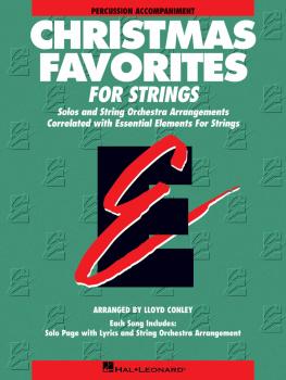Essential Elements Christmas Favorites for Strings: Percussion Accompa (HL-00868029)