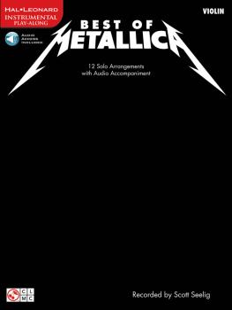 Best of Metallica for Violin: 12 Solo Arrangements with Online Accompa (HL-02501334)