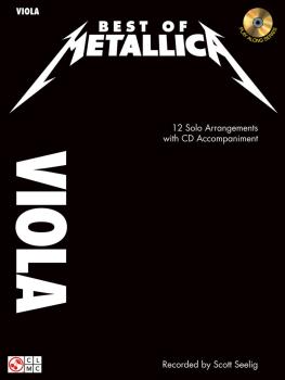 Best of Metallica for Viola: 12 Solo Arrangements with Audio Accompani (HL-02501335)
