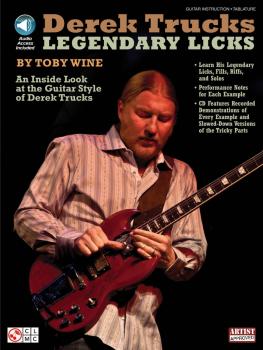 Derek Trucks Legendary Licks: An Inside Look at the Guitar Style of De (HL-02501498)