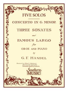Three Sonates Famous Largo (Concerto G Minor) (Oboe) (HL-03770183)