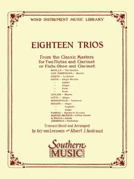 18 Trios (Complete) from Classic Master (Woodwind Trio) (HL-03770265)
