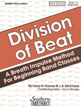 Division of Beat (D.O.B.), Book 1A (Percussion/Mallets) (HL-03770462)