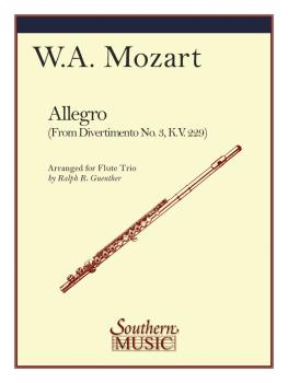 Allegro (from Divertimento No. 3 K229) (Flute Trio) (HL-03774123)