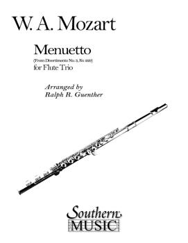 Menuetto (from Divertimento No. 3 K229) (Flute Trio) (HL-03774125)