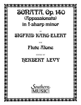 Sonata in F Sharp Minor, Op. 140 (Unaccompanied Flute) (HL-03775120)