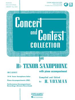 Concert and Contest Collection for Bb Tenor Saxophone: Solo Book with  (HL-04002516)