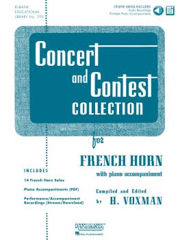 Concert and Contest Collection for French Horn: Solo Book with Online  (HL-04002520)