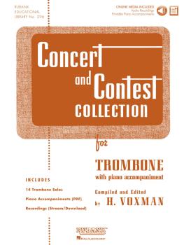 Concert and Contest Collection for Trombone: Solo Book with Online Med (HL-04002522)
