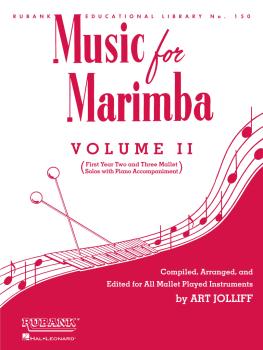 Music for Marimba - Volume II: Easy 2- and 3-Mallet Solos with Piano A (HL-04471150)