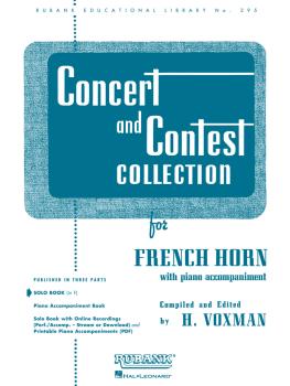 Concert and Contest Collection for French Horn (Solo Book Only) (HL-04471770)
