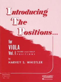 Introducing the Positions for Viola: Volume 1 - Third and Half Positio (HL-04472790)
