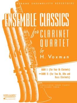 Ensemble Classics for Clarinet Quartet - Book 2 (for Two Bb Clarinets, (HL-04475328)