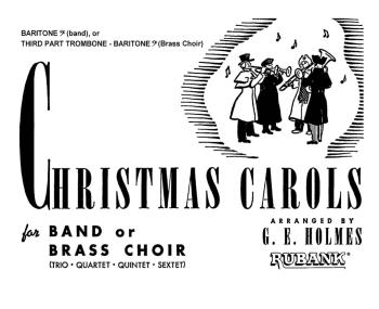 Christmas Carols for Band or Brass Choir (Baritone B.C.) (HL-04475770)