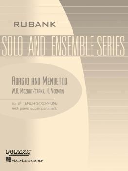 Adagio and Menuetto: Tenor Saxophone Solo with Piano - Grade 3.5 (HL-04477524)