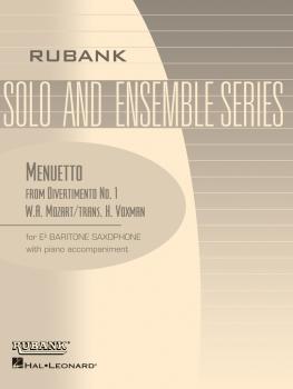 Menuetto (from Divertimento No. 1): Baritone Sax Solo with Piano - Gra (HL-04477563)