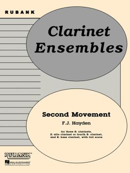 Second Movement from Symphony No. 100 (Military): Clarinet Quintet or  (HL-04479569)