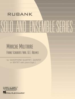 Marche Militaire: Flexible Saxophone Ensemble w/opt. Piano Accomp. (HL-04479576)