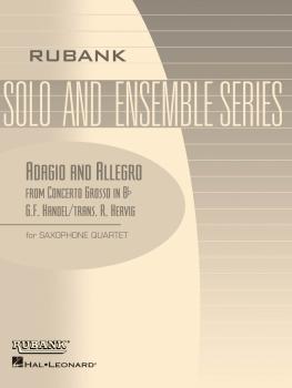 Adagio and Allegro (from Concerto Grosso in B Flat): Saxophone Quartet (HL-04479590)