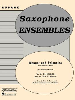Menuet and Polonaise (from Suite in A Minor): Saxophone Quartet - Grad (HL-04479597)