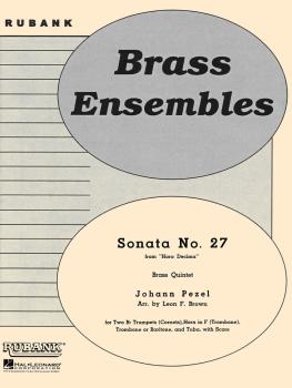 Sonata No. 27 (from Hora Decima): Brass Quintet - Grade 2 (HL-04479741)