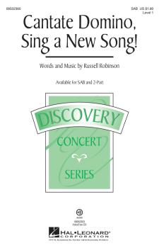 Cantate Domino, Sing a New Song! (Discovery Level 1) (HL-08552360)