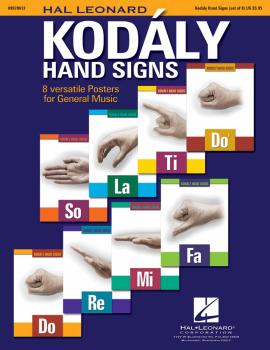 Hal Leonard Kodly Hand Signs: 8 Versatile Posters for General Music (HL-09970613)
