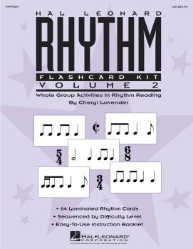 Hal Leonard Rhythm Flashcard Kit, Volume 2: Whole Group Activities in  (HL-09970614)