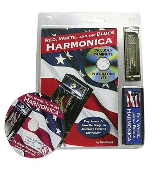 Red, White, and the Blues Harmonica: Book/CD/Harmonica Pack (HL-14027054)