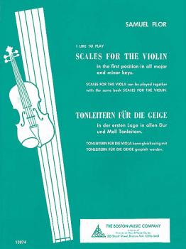 Scales for the Violin: I Like to Play Series (HL-14028886)