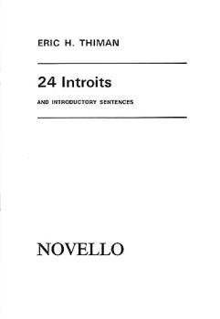 24 Introits and Introductory Sentences (Vocal Score) (HL-14036898)