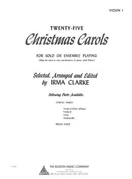 Twenty-Five Christmas Carols - Violin I (for Solo or Ensemble Playing) (HL-14036910)