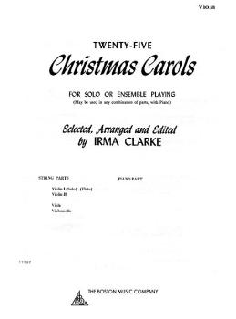 Twenty-Five Christmas Carols - Viola (for Solo or Ensemble Playing) (HL-14036912)