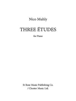 3 Etudes (Piano Solo) (HL-14037521)