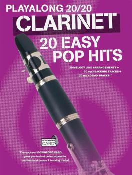 Play Along 20/20 Clarinet (20 Easy Pop Hits) (HL-14043734)