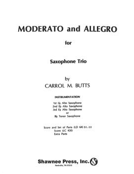 Moderato and Allegro Saxophone Trio (HL-35014362)