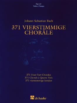 371 Vierstimmige Choräle (Four-Part Chorales): Part 2 in C - Treble Cl (HL-44003553)