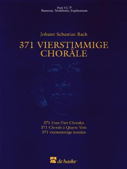 371 Vierstimmige Choräle (Four-Part Chorales): Part 3 in C - Bass Clef (HL-44003558)