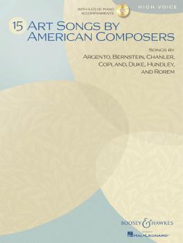 15 Art Songs by American Composers (High Voice, Book/CD) (HL-48021111)