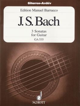 3 Sonatas for Guitar Solo (from Sonata for Violin, BWV 1001, 1003 and  (HL-49010947)